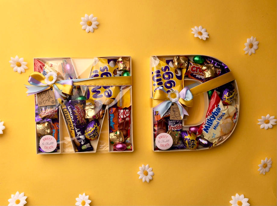Easter Chocolate Letters
